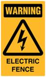 Warning - Electric Fence